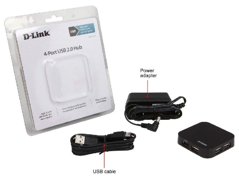 Địa chỉ bán BỘ CHIA USB D-LINK DUB-H4/EW giá rẻ